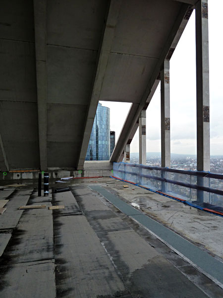 Neubau Taunustor 1-3 - 37./38. OG (Blickrichtung Nord)