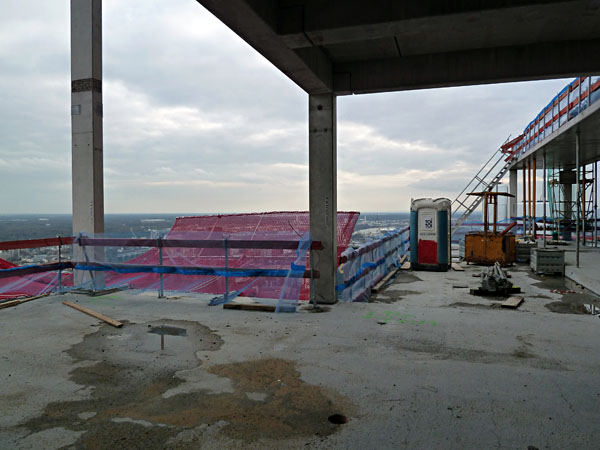 Neubau Taunustor 1-3 - Terrasse (Blickrichtung S�dwest)