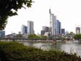 Skyline (Sachsenh�user Ufer und Eiserner Steg)