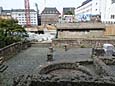 Arch�ologischer Garten - �berrest technisches Rathaus und Baustelle Altstadtprojekt