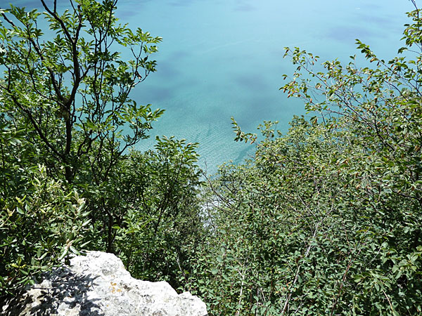 Prabione di Tignale - Blick vom Montecastello