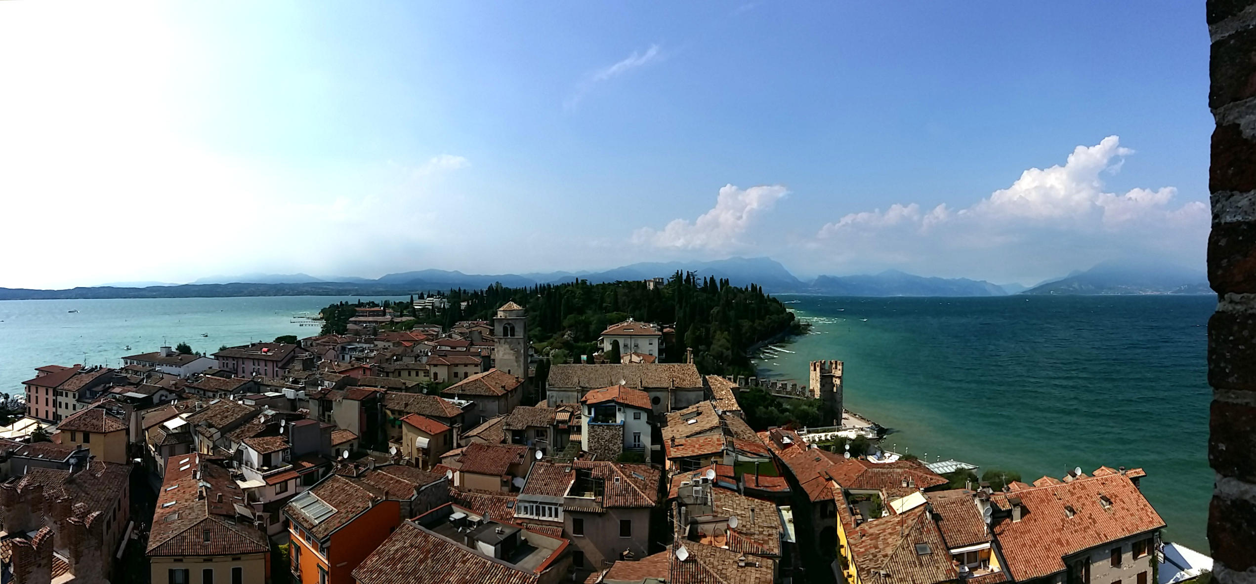Castello Scaligero - Blickrichtung Norden vom Torre di Mastino