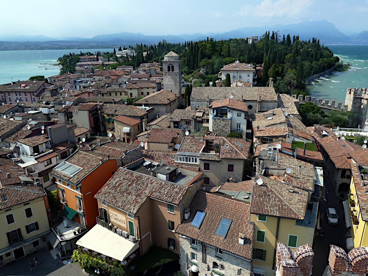 Castello Scaligero - Blickrichtung Norden vom Torre di Mastino