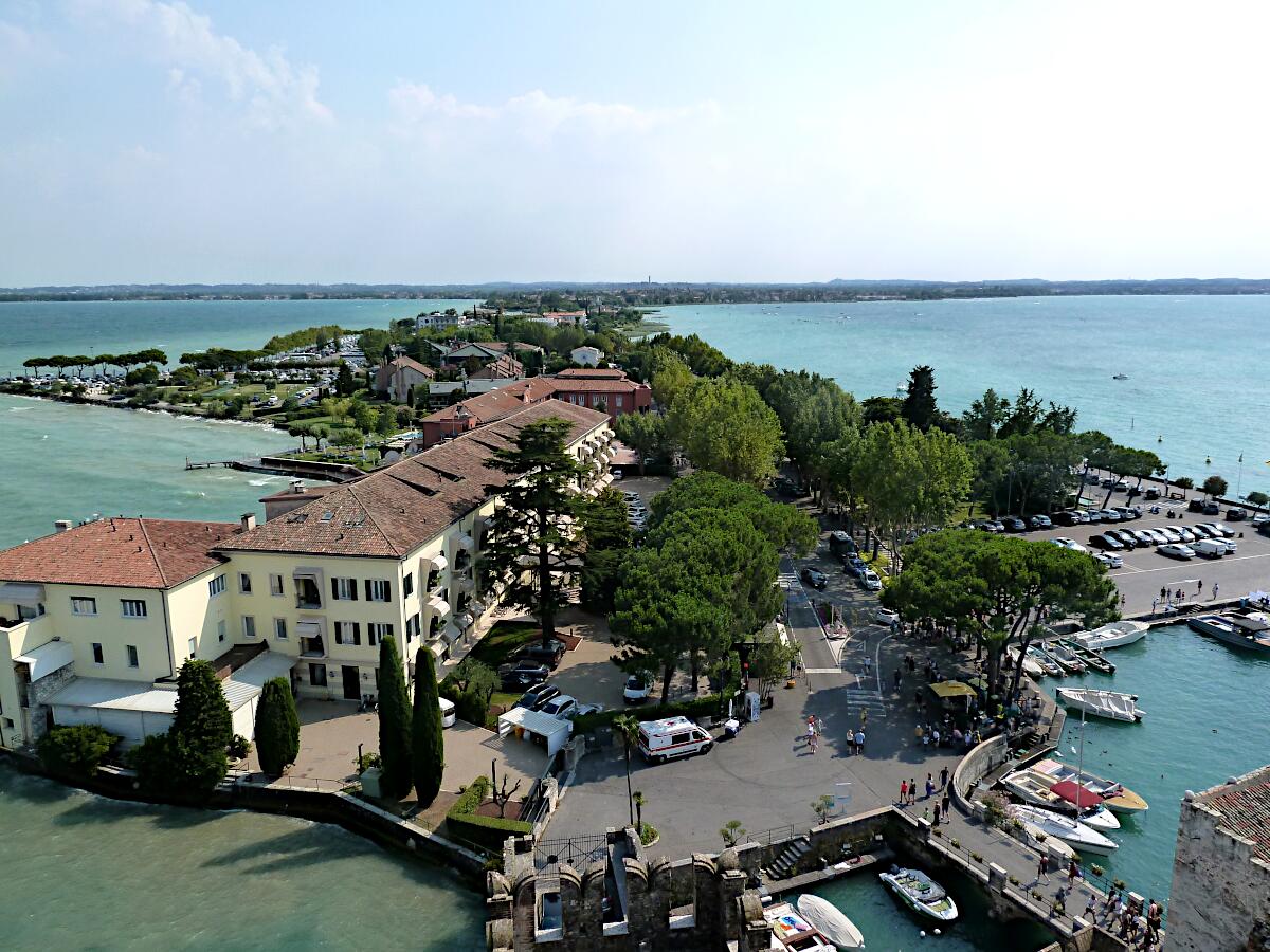 Castello Scaligero - Blickrichtung S�den vom Torre di Mastino