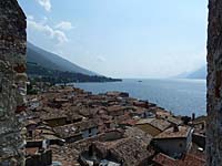 Malc�sine - Blick vom Castello Scaligero auf die Altstadt