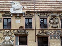 Verona - Palazzo della Ragione (Fassade zur Piazza)
