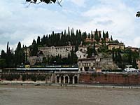 Verona - Blick �ber die Etsch auf San Pietro