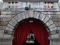 Verona - r�misches Amphitheater (Innenraumzugang mit dar�berliegender Loge)