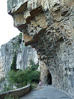 Porto di Tignale (Pra de la Fam) - alter (gesperrter) Abschnitt der Gardesana Occidentale