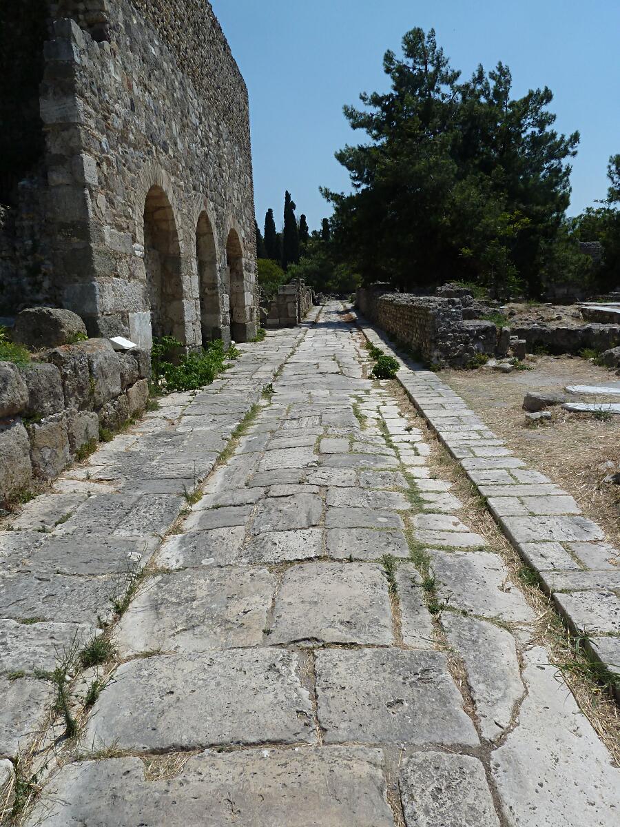 Kos-Stadt - westliches Grabungsgel�nde (Decumana)