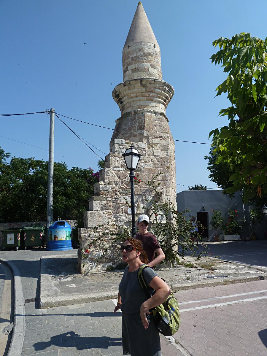 Kos-Stadt - Minarett der zerst�rten Moschee Eski Tzami