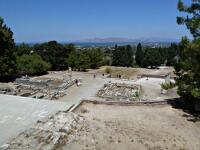 Asklípion - 2. Terrasse mit Asklipios-Tempel (3.Jh.v.Chr.) und römischem Apollon-Tempel (2.-3.Jh.n.Chr.)
