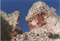 Byzantinische Burg in Paleó Pýli
