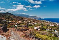 Mazo - Blick von El Molino nach Nordosten