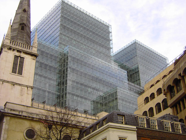 Eastcheap - St. Margaret Pattens mit Plantation Place