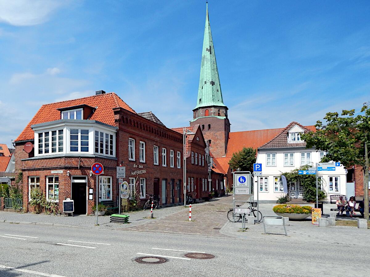 Jahrmarktstrae und St. Lorenz (ab 1540)