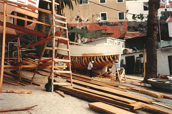 Cmara de Lobos - Schiffswerft am Hafen