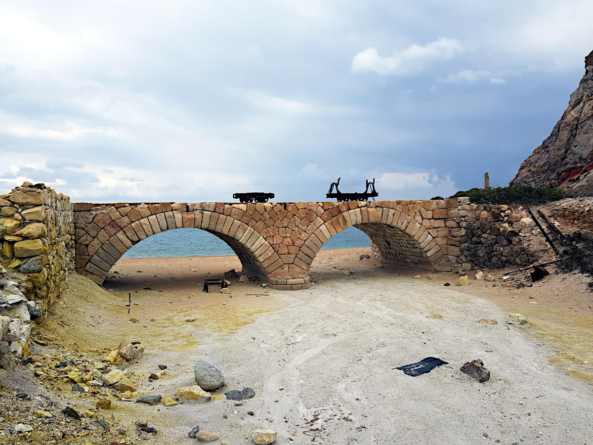 Paliorema, Schwefelmine (1928-58) - Lorenweg