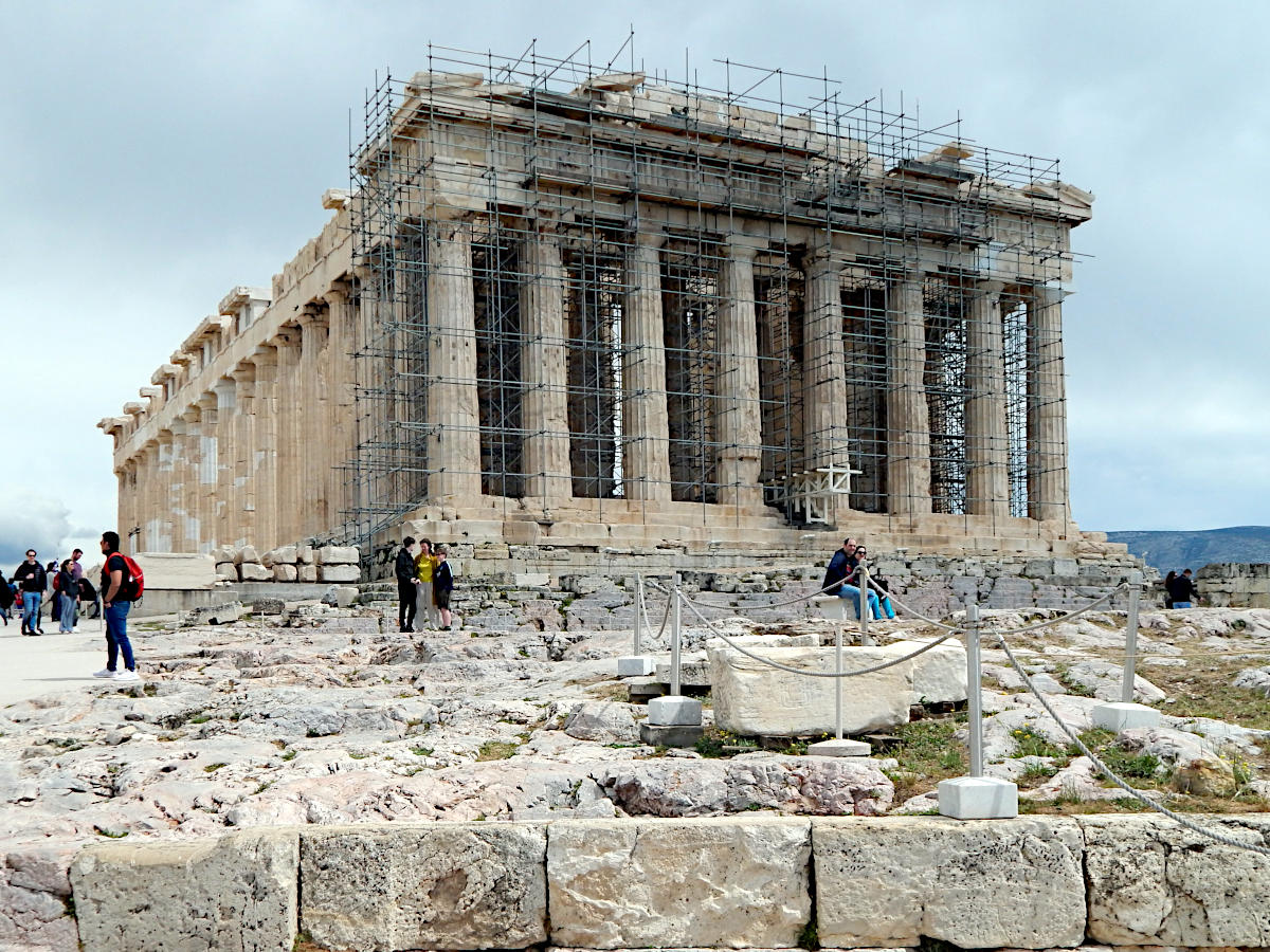 Parthenon (5. Jh. v. Chr.) - Westansicht