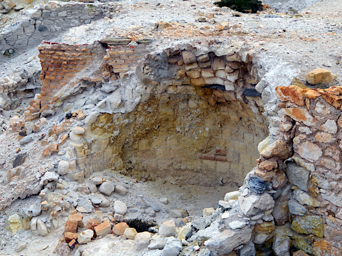 Paliorema, Schwefelmine (1928-58) - Schwefelofen