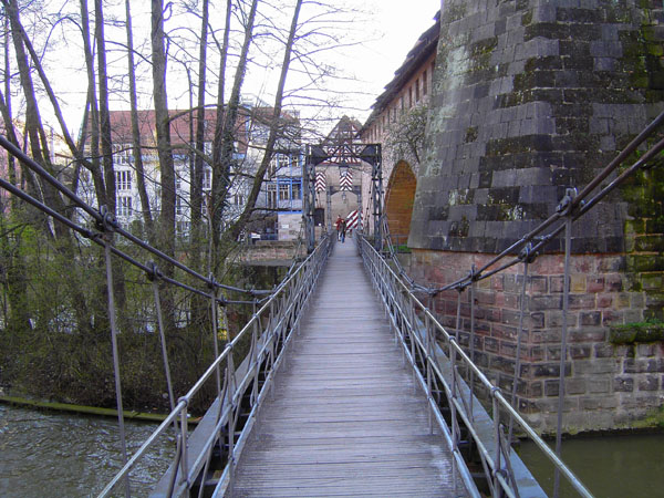 Kettensteg (1824) - �lteste Kettenbr�cke Europas