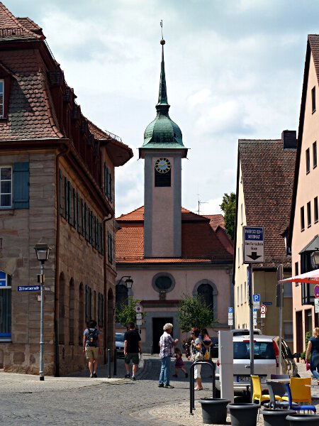 K�nigstra�e - im Hintergrund Franzosenkirche (1686/87)
