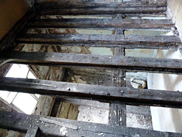 N�rnberger Stra�e 2 - ehem. Farbhaus (1735), Deckenbalken