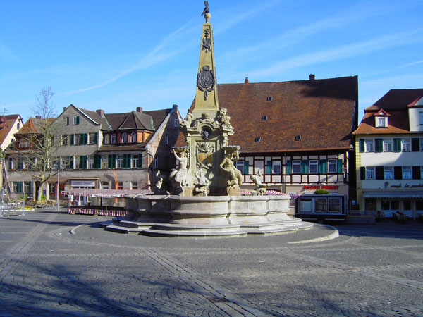 K�nigsplatz mit Sch�nem Brunnen