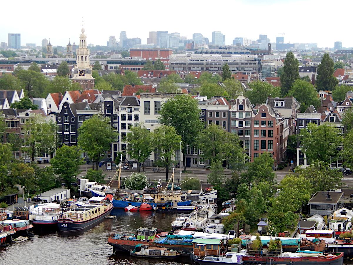 Montelbaanstoren und Prins Hendrikkade