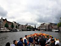 Amstel - Halvemaansbrug und Munttoren