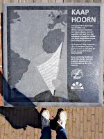 Kap Hoorn-Gedenktafel - Entdeckung 1616 durch Willem Cornelisz Schouten