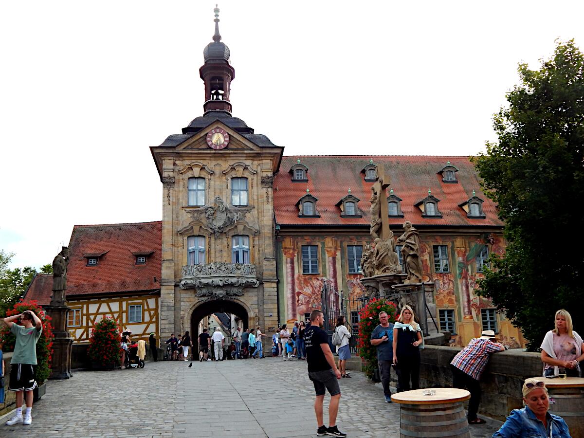 Obere Brcke und Altes Rathaus (1461-67, 1744-56) - Ostansicht