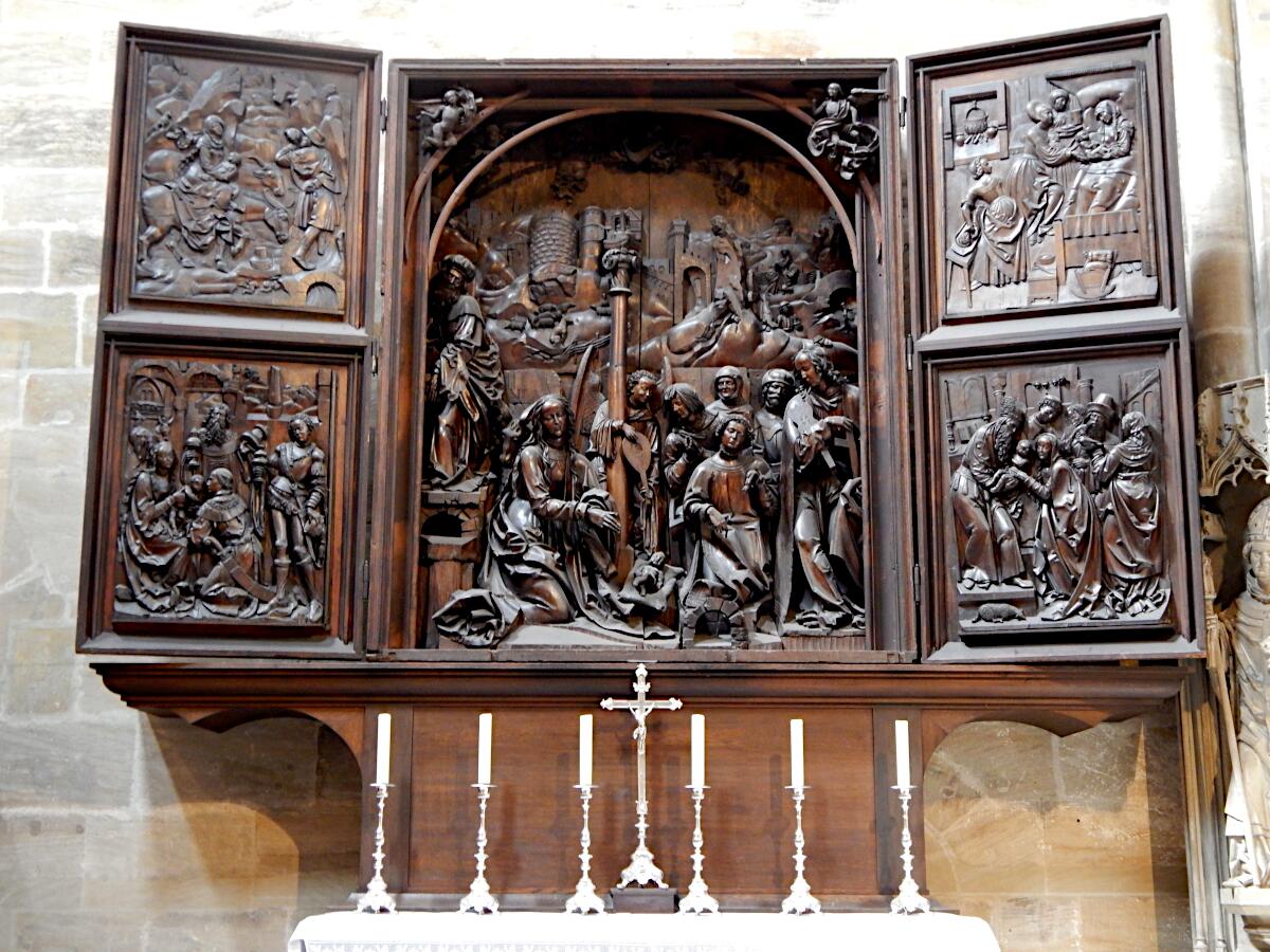 Bamberger Dom St. Peter und St. Georg (1004-1237) - Veit-Sto-Altar (1523)