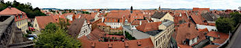 Bamberger Altstadt - Blick von der Residenz