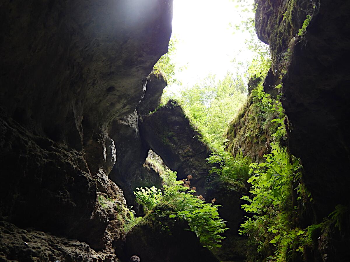 Teufelsh�hle - Ausgang