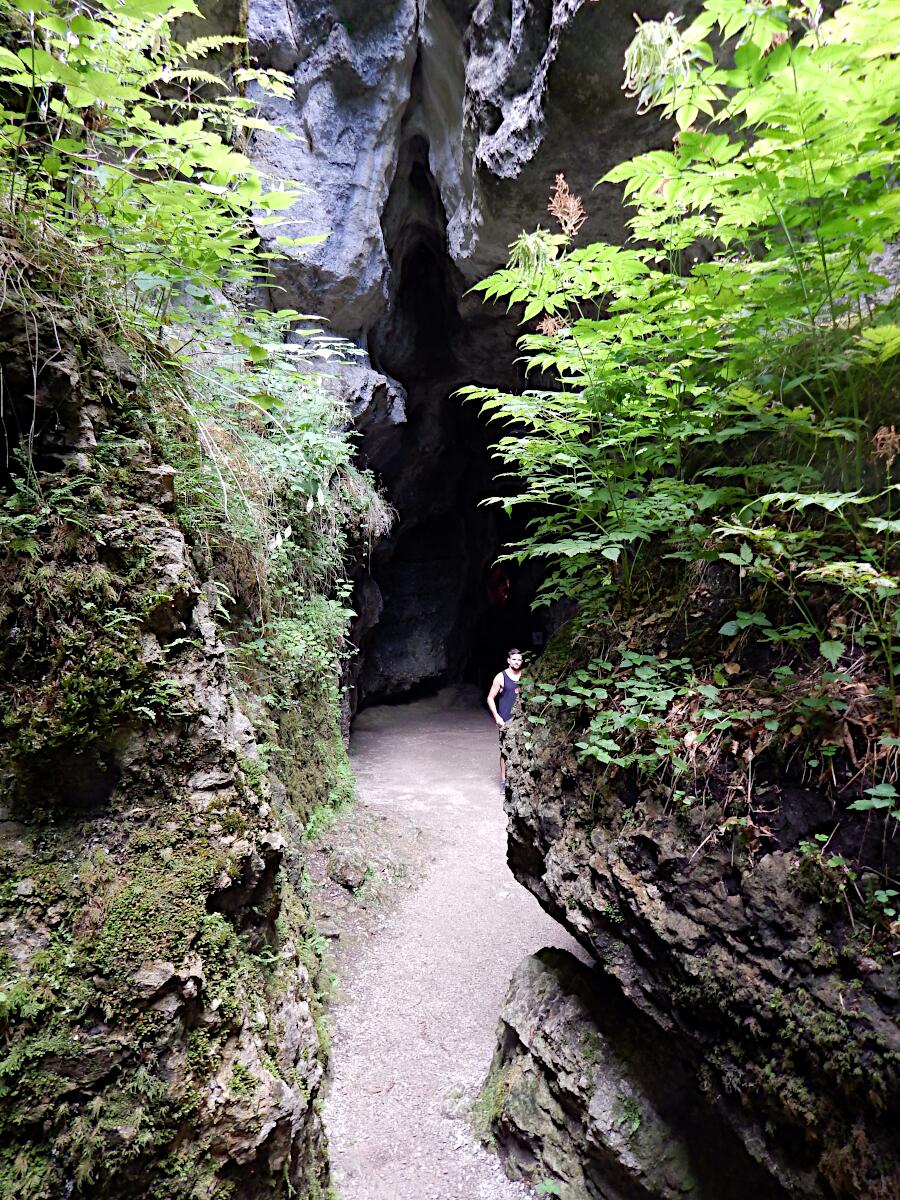 Teufelsh�hle - Ausgangsschlucht