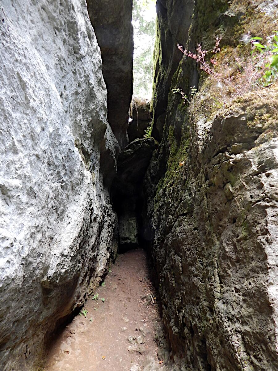 Teufelsh�hle - Ausgangsschlucht