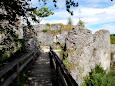Burgruine Neideck - Br�cke zur Kernburg