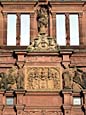 Heidelberger Schloss - Detail Ottheinrichsbau (16. Jh.)
