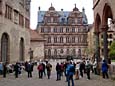 Heidelberger Schloss - Schlosshof mit Friedrichsbau (1601-07)