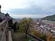 Altstadt - Blick vom Altan des Heidelberger Schlosses