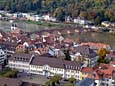 Altstadt mit Alter Brcke - Blick vom Heidelberger Schloss