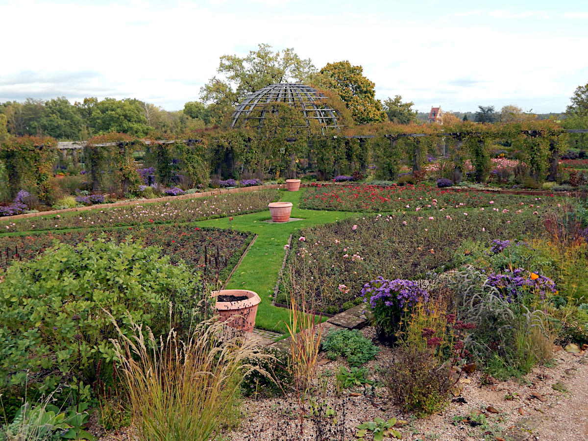 Park Rosenhhe - Rosarium mit Rosendom