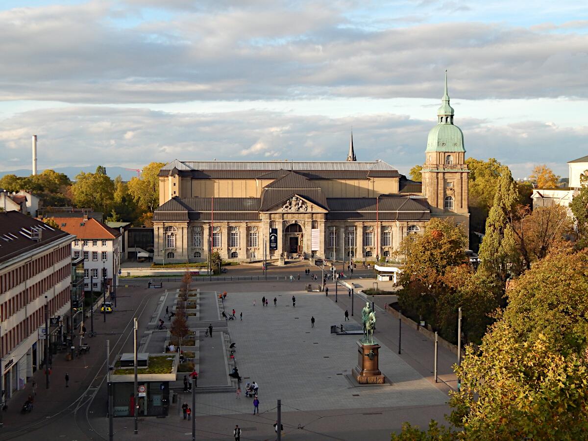 Friedensplatz und Hessisches Landesmuseum Darmstadt (1897-1906)