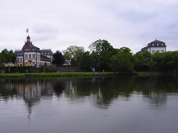 Schloss Philippsruhe - Ansicht von Steinheimer Seite