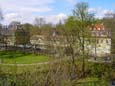 Wilhelmsbad - Blick vom Schneckenberg auf die Kuranlage