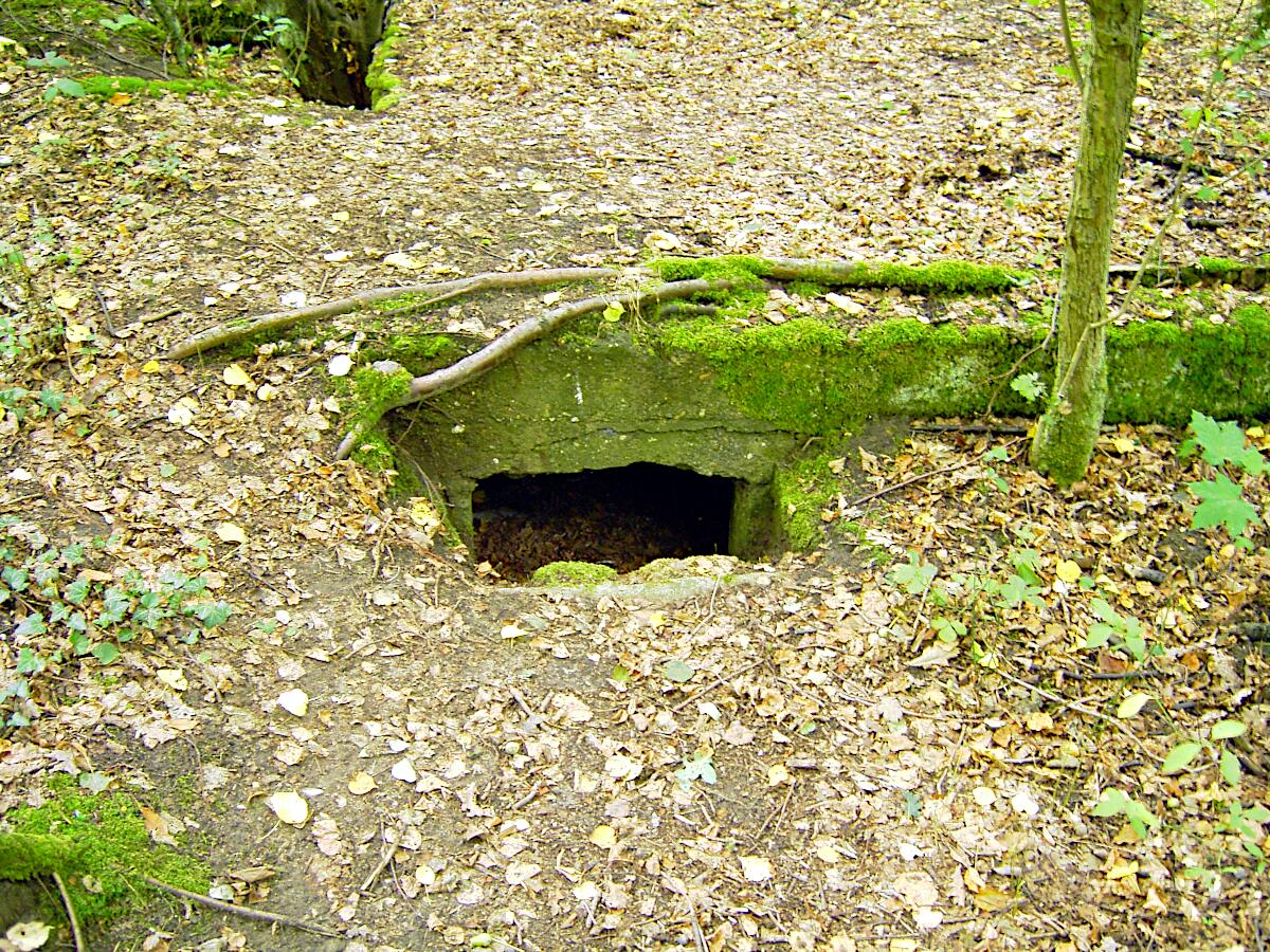 Grner See - Fundamente 'Blaue Grotte'