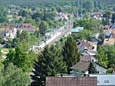 Bieberer Bahnhof - Blick vom Bieberer Aussichtsturm