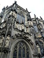 Aachener Dom (ab 795) - S�dostansicht M�nsterplatz