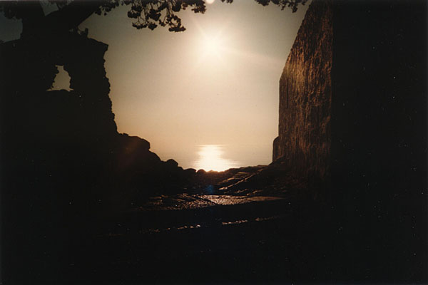 Monlithos - Kapelle auf dem Felsen